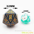 مجموعة DND DND النمطية النمطية BESCON STIND 1 بوصة (25 مم) ، و D&D DICE الضخمة المحددة للأبراج المحصنة و Dragons لعب الألعاب